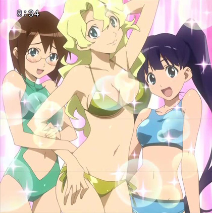 Gurren Lagann 12, tout le monde à la plage